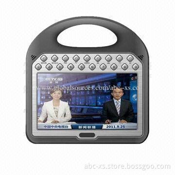 HD ATSC TV with 7-inch TFT, Amplifier, FM Radio, AV-in/-out, USB, TF for USA, Mexico and Canada